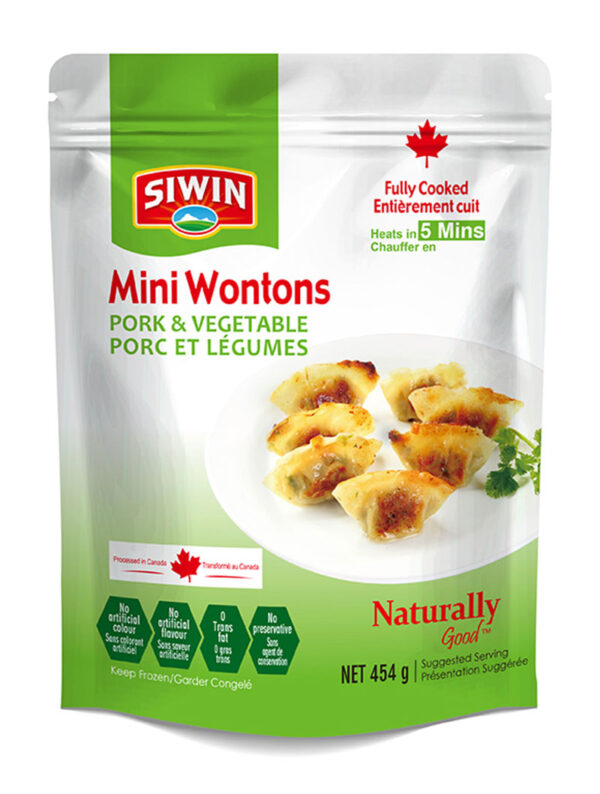 Pork and Vegetable Mini Wontons