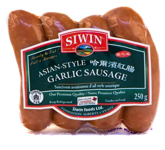 asian style garlic sausage